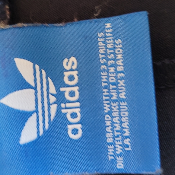 Adidas Dark Blue Camouflage Camo 3 Stripe Black Leggings Small - Picture 4 of 12